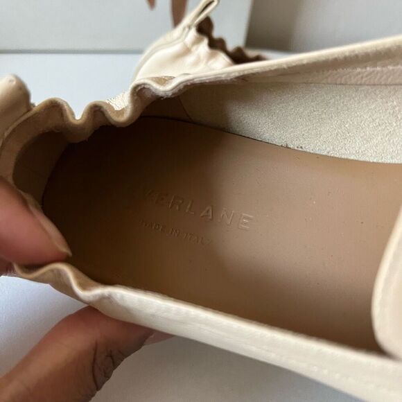 Everlane Day Loafer Beige Cream Slip On Flats Size  7.5 - Picture 6 of 8